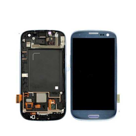 TOUCH+DISPLAY+FRAME SAMSUNG GALAXY S3 I9300 AZUL